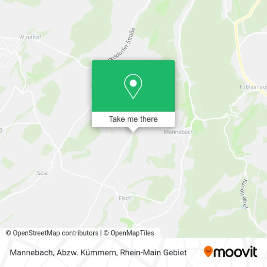 Карта Mannebach, Abzw. Kümmern