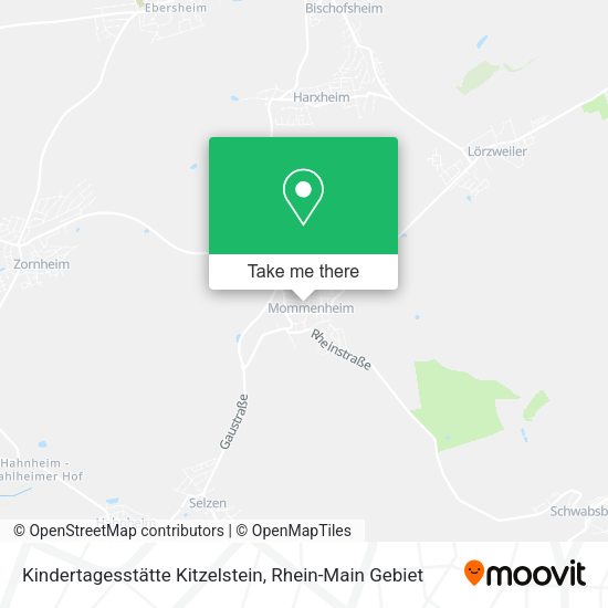 Карта Kindertagesstätte Kitzelstein