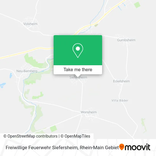 Карта Freiwillige Feuerwehr Siefersheim