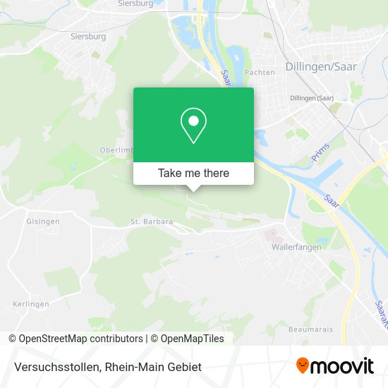 Карта Versuchsstollen