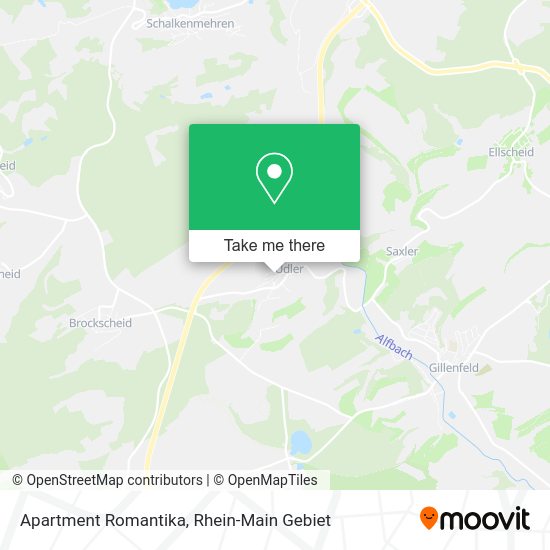 Карта Apartment Romantika