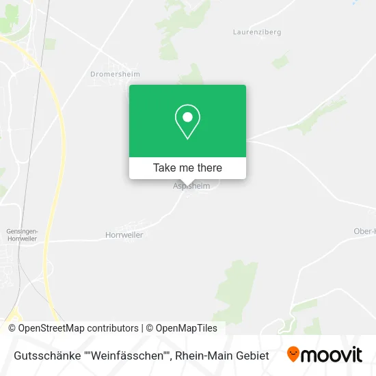 Карта Gutsschänke ""Weinfässchen""