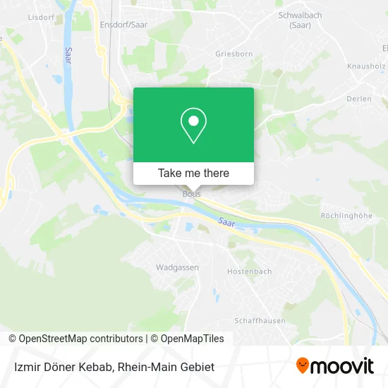 Карта Izmir Döner Kebab