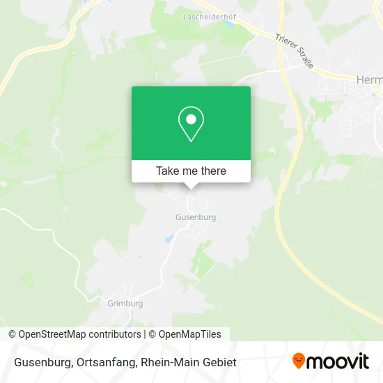 Карта Gusenburg, Ortsanfang
