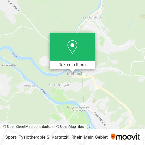 Карта Sport- Pysiotherapie S. Kartatzki