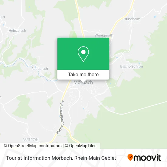 Карта Tourist-Information Morbach