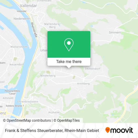 Карта Frank & Steffens Steuerberater
