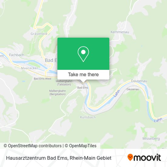 Карта Hausarztzentrum Bad Ems
