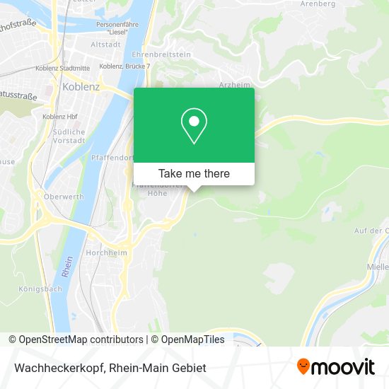 Карта Wachheckerkopf