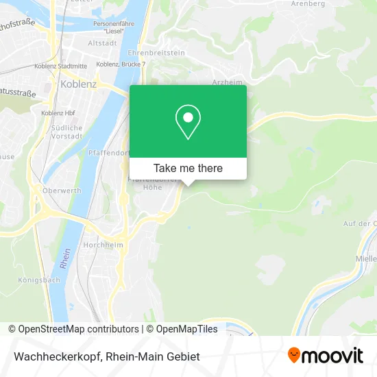 Карта Wachheckerkopf