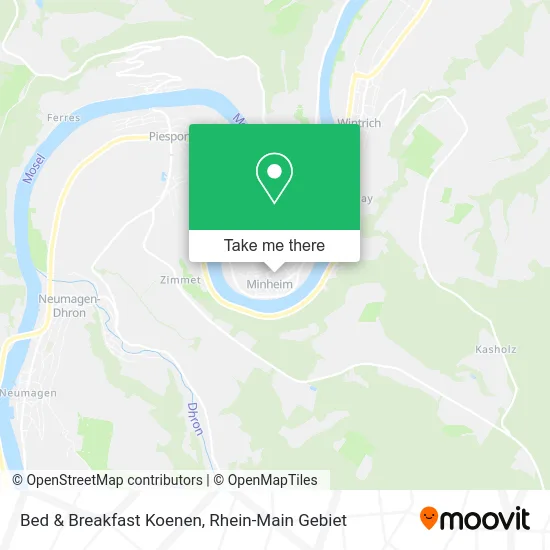 Карта Bed & Breakfast Koenen