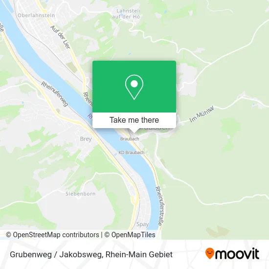 Карта Grubenweg / Jakobsweg