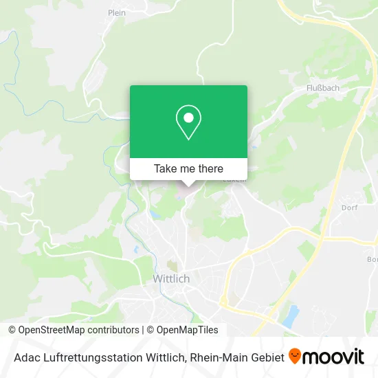 Карта Adac Luftrettungsstation Wittlich