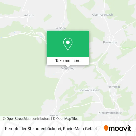Карта Kempfelder Steinofenbäckerei