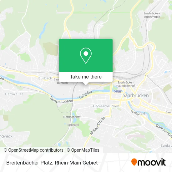 Карта Breitenbacher Platz