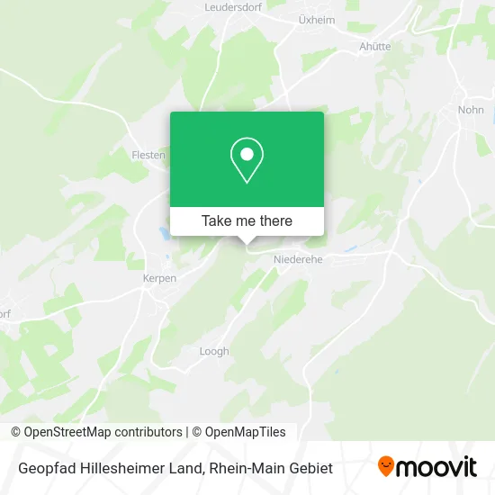 Карта Geopfad Hillesheimer Land