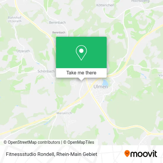 Карта Fitnessstudio Rondell