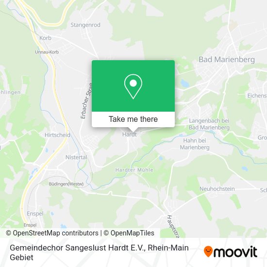 Карта Gemeindechor Sangeslust Hardt E.V.