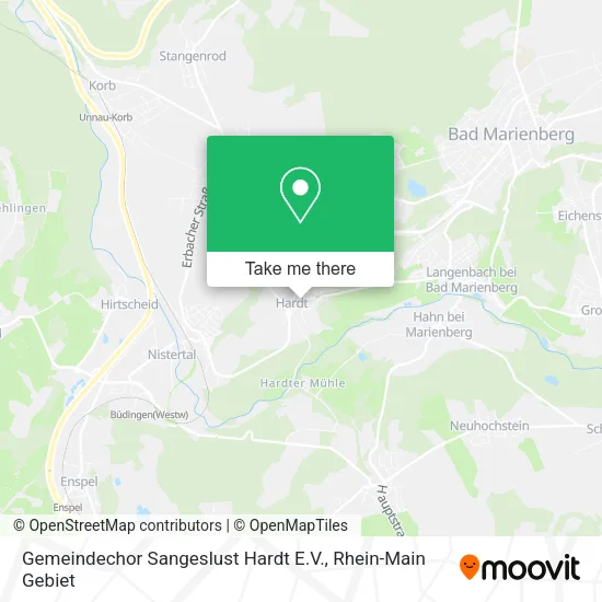 Карта Gemeindechor Sangeslust Hardt E.V.