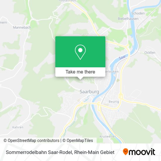 Карта Sommerrodelbahn Saar-Rodel