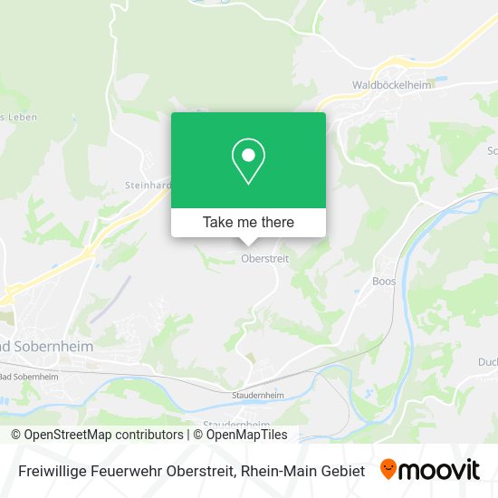Карта Freiwillige Feuerwehr Oberstreit