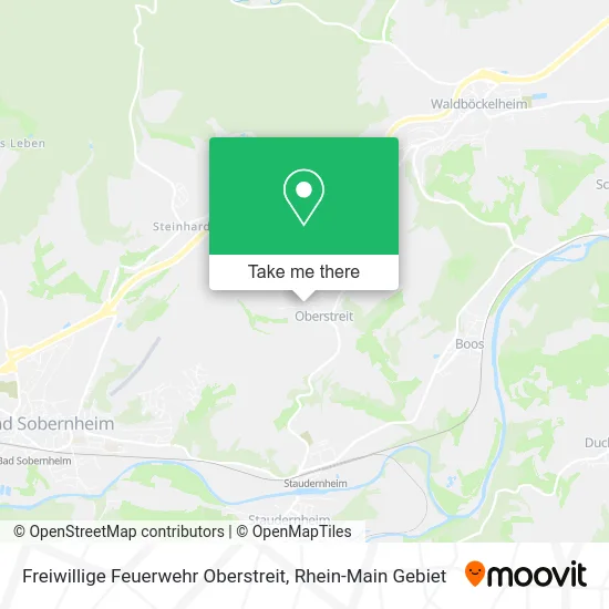 Карта Freiwillige Feuerwehr Oberstreit