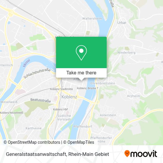 Карта Generalstaatsanwaltschaft