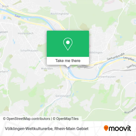 Карта Völklingen-Weltkulturerbe