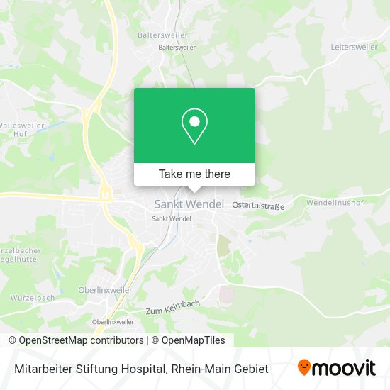 Карта Mitarbeiter Stiftung Hospital