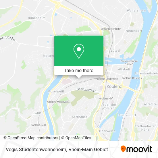 Карта Vegis Studentenwohneheim