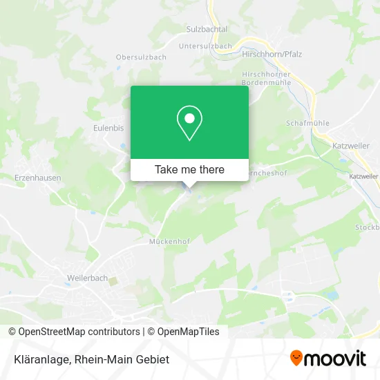 Карта Kläranlage
