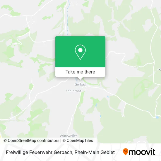 Карта Freiwillige Feuerwehr Gerbach