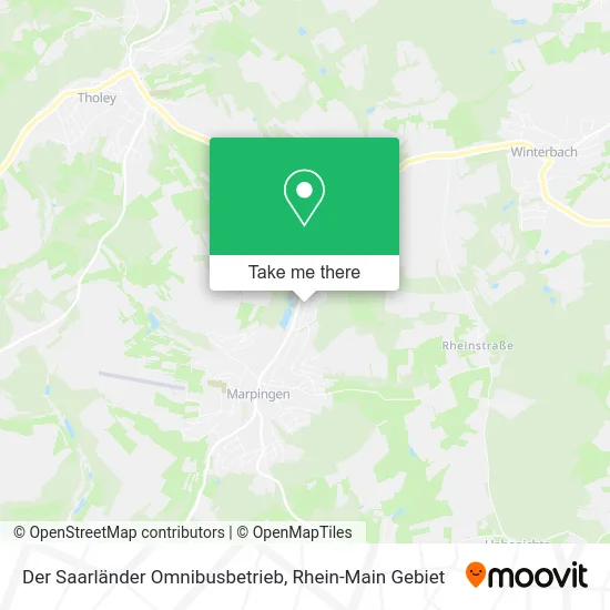 Карта Der Saarländer Omnibusbetrieb