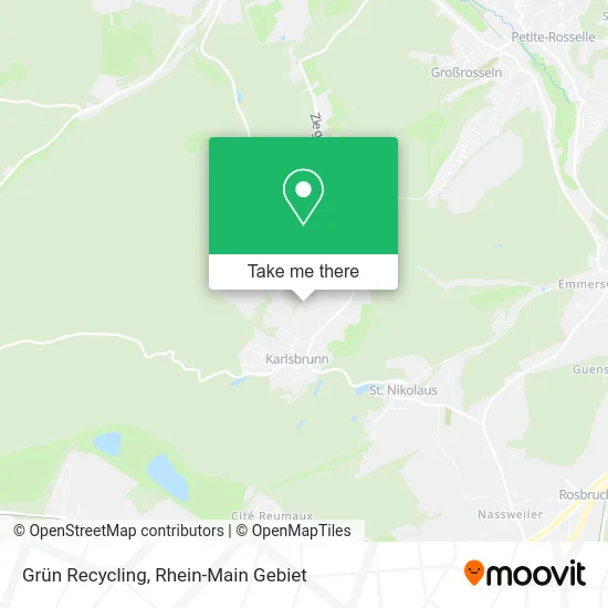 Карта Grün Recycling