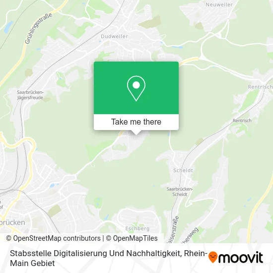 Карта Stabsstelle Digitalisierung Und Nachhaltigkeit