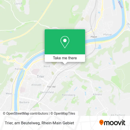 Карта Trier, am Beutelweg