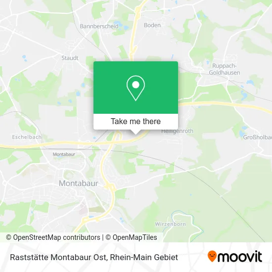 Карта Raststätte Montabaur Ost