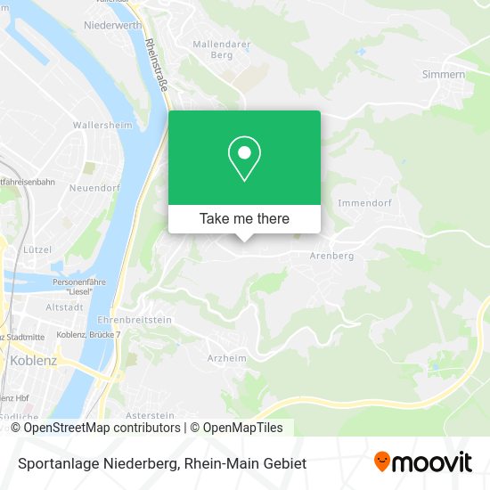 Карта Sportanlage Niederberg
