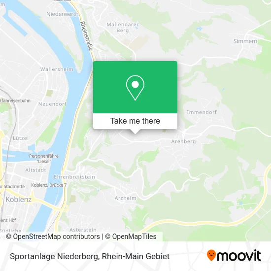Sportanlage Niederberg map