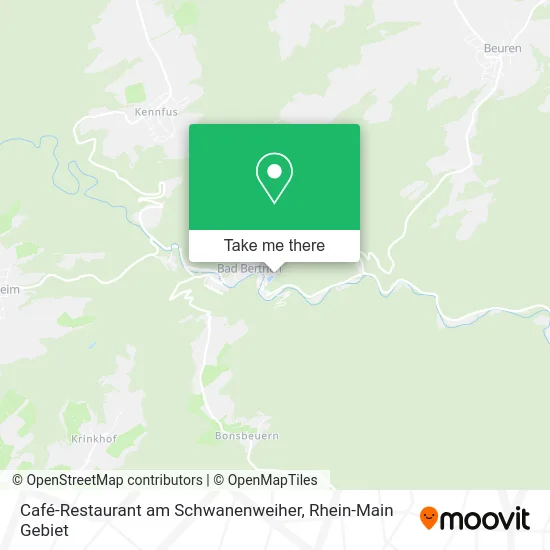 Карта Café-Restaurant am Schwanenweiher