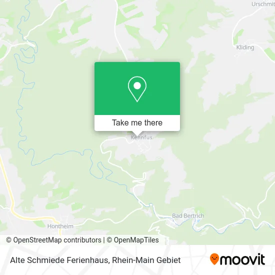 Карта Alte Schmiede Ferienhaus