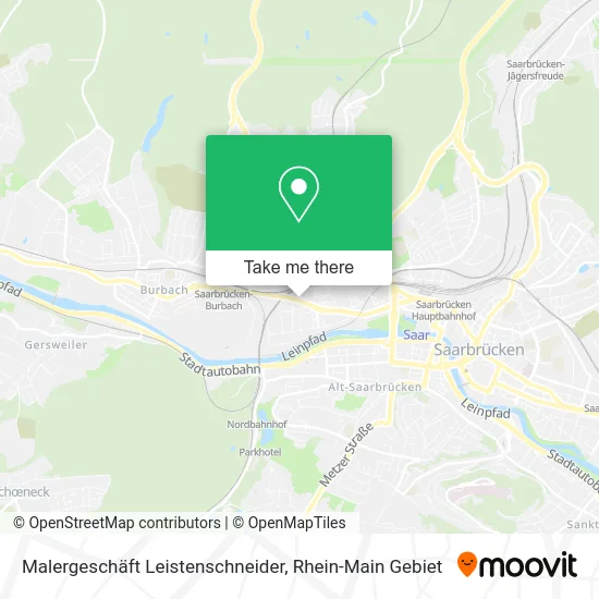 Карта Malergeschäft Leistenschneider
