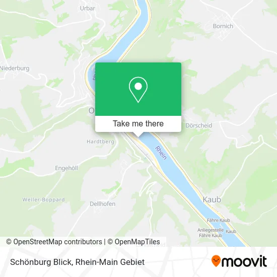 Карта Schönburg Blick