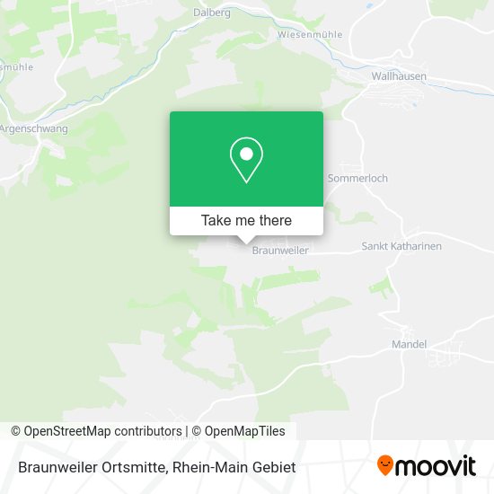 Карта Braunweiler Ortsmitte