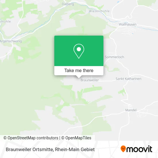 Карта Braunweiler Ortsmitte