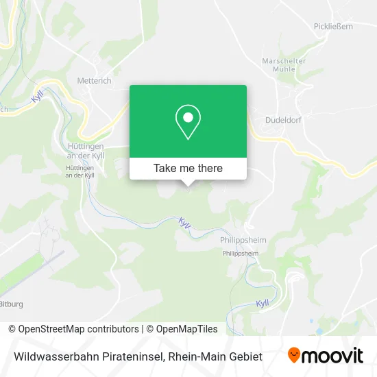 Карта Wildwasserbahn Pirateninsel