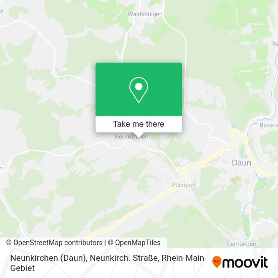 Карта Neunkirchen (Daun), Neunkirch. Straße