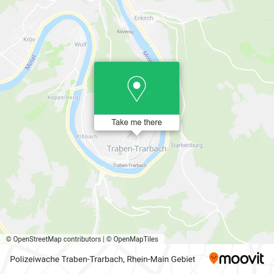 Карта Polizeiwache Traben-Trarbach