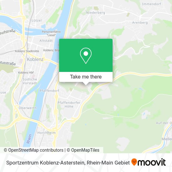 Карта Sportzentrum Koblenz-Asterstein