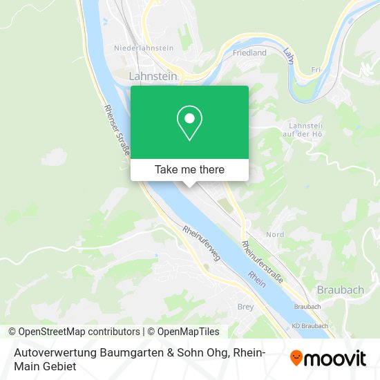 Карта Autoverwertung Baumgarten & Sohn Ohg